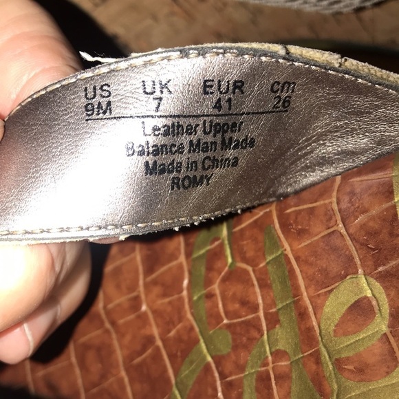 Sam Edelman Romy Wedge Sandals 9 - Picture 7 of 7